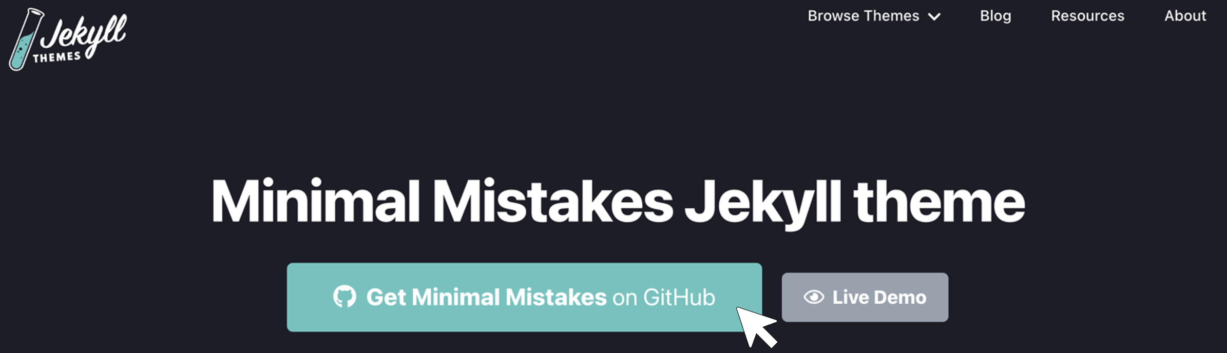 Get Minimal Mistakes on GitHub